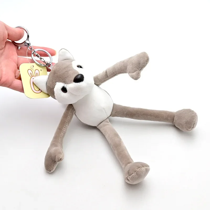 1 Pcs New Cute creative New fragrance Yoga Husky puppy dog keychain Boutique bag pandent soft  couple birthday christmase gift