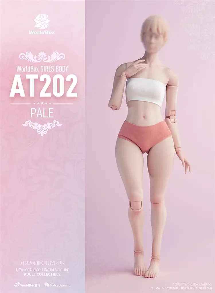 Worldbox 1/6 AT201 AT202 AT203 AT206 Mädchen Gemeinsame Flexible Körper Normale Fett Bein Muskel Modell 12'' Weibliche Soldat Action figur Puppe