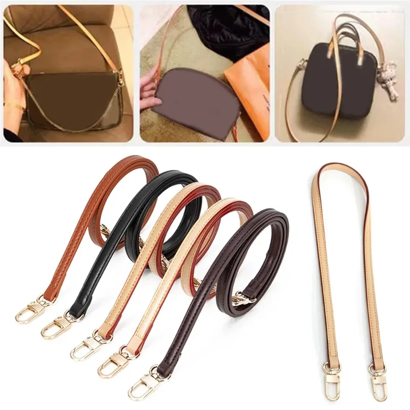 High Quality Women Bag Strap Handbag Handle Shoulder Crossbody Belt Genuine Leather Bag Strap Replacement Bag Accessories