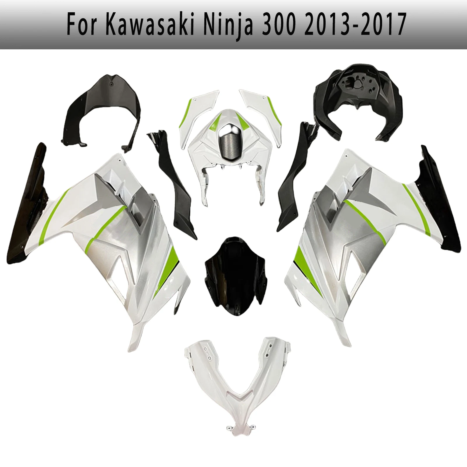 

For Kawasaki Ninja 300 Ninja EX300 2013-2017 Bodywork Fairing Set Motorcycle Body Trim Housing Accessories ZX-3R