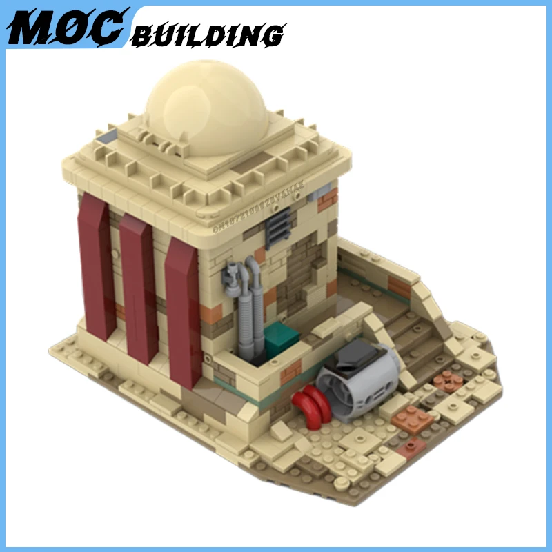 MOC Building Blocks Space Movie Scene SW House Model Battle Military Base DIY Assembly Bricks Collection Toys Xmas Creative Gift