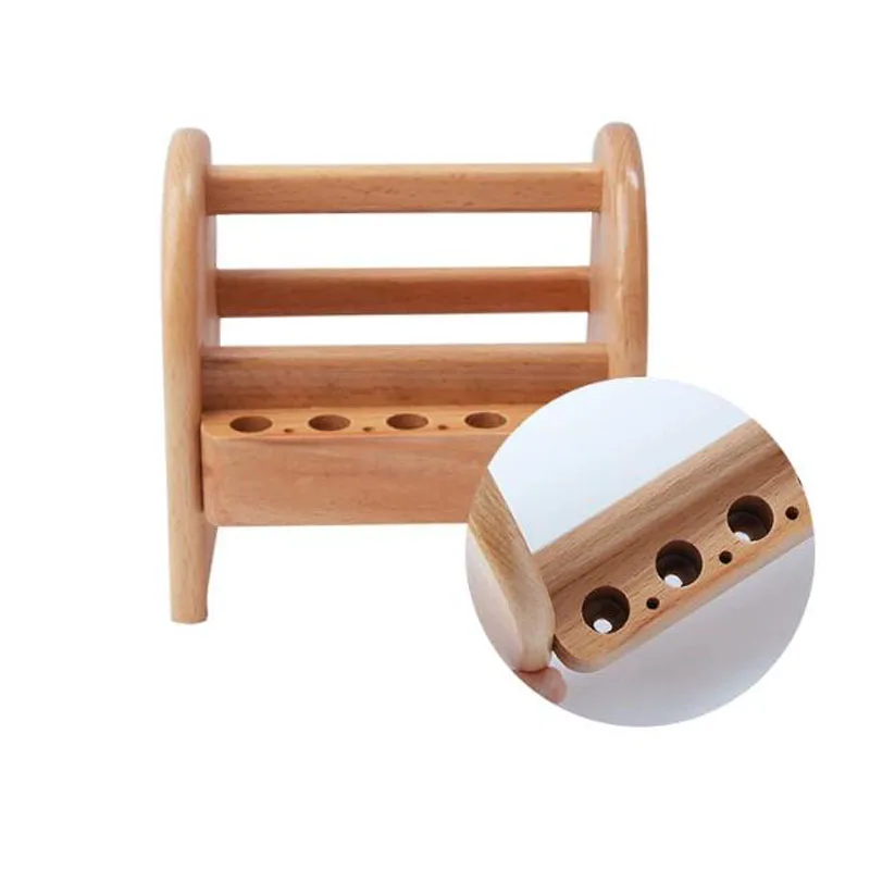 Solid Wood Tool Organizer Stand for Eyeglasses - Holds 5 Pliers And 5 Screwdrivers (Tools Not Included)