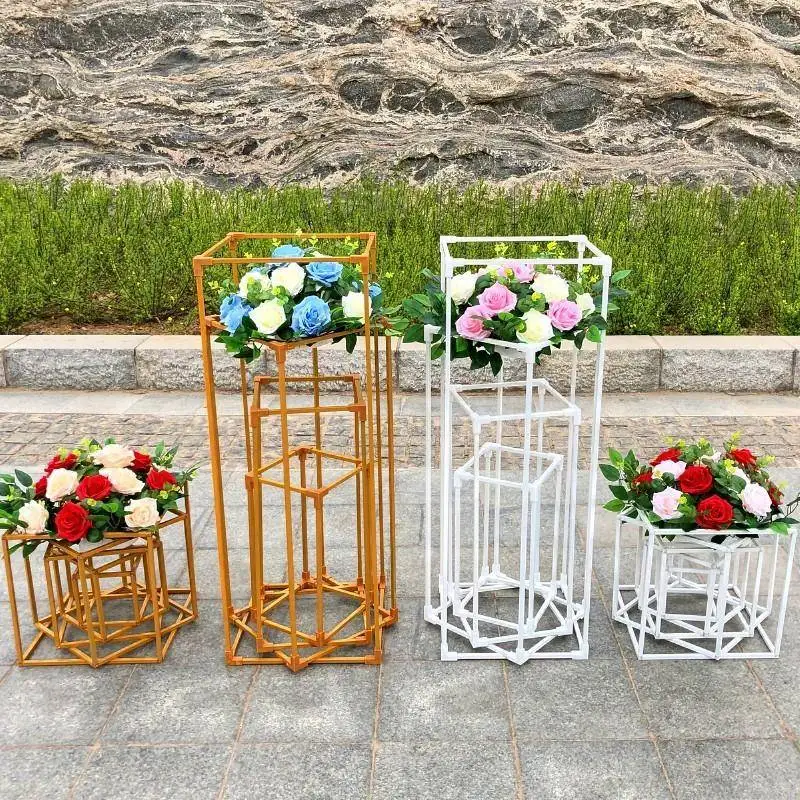 support-floral-decoratif-en-fer-forge-geometrique-pour-celebrations-de-mariage-cadre-de-chemin-ornement-de-vitrine-et-decoration-de-scene