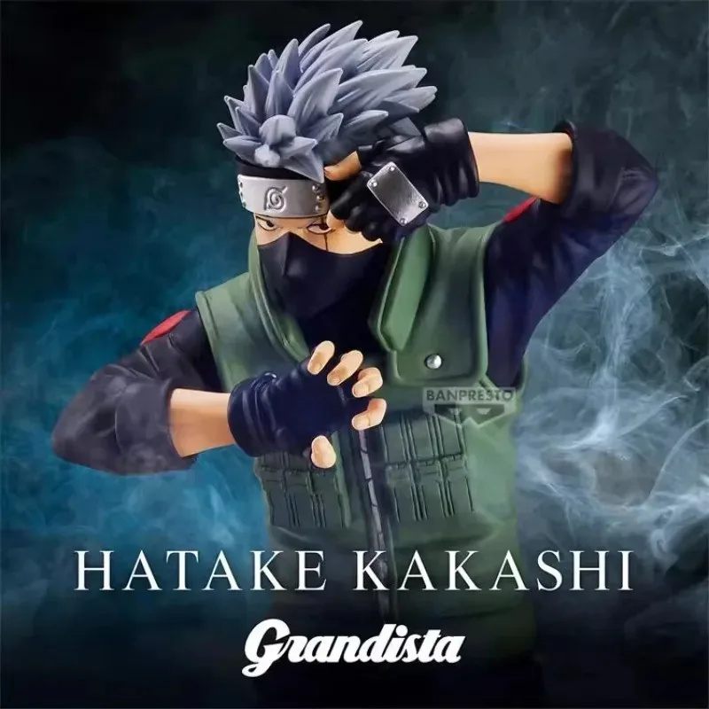 

In Stock BANDAI Original BANPRESTO NARUTO Grandista HATAKE KAKASHI Anime Action PVC Figures Collection Model Toy Kids Doll Gifts