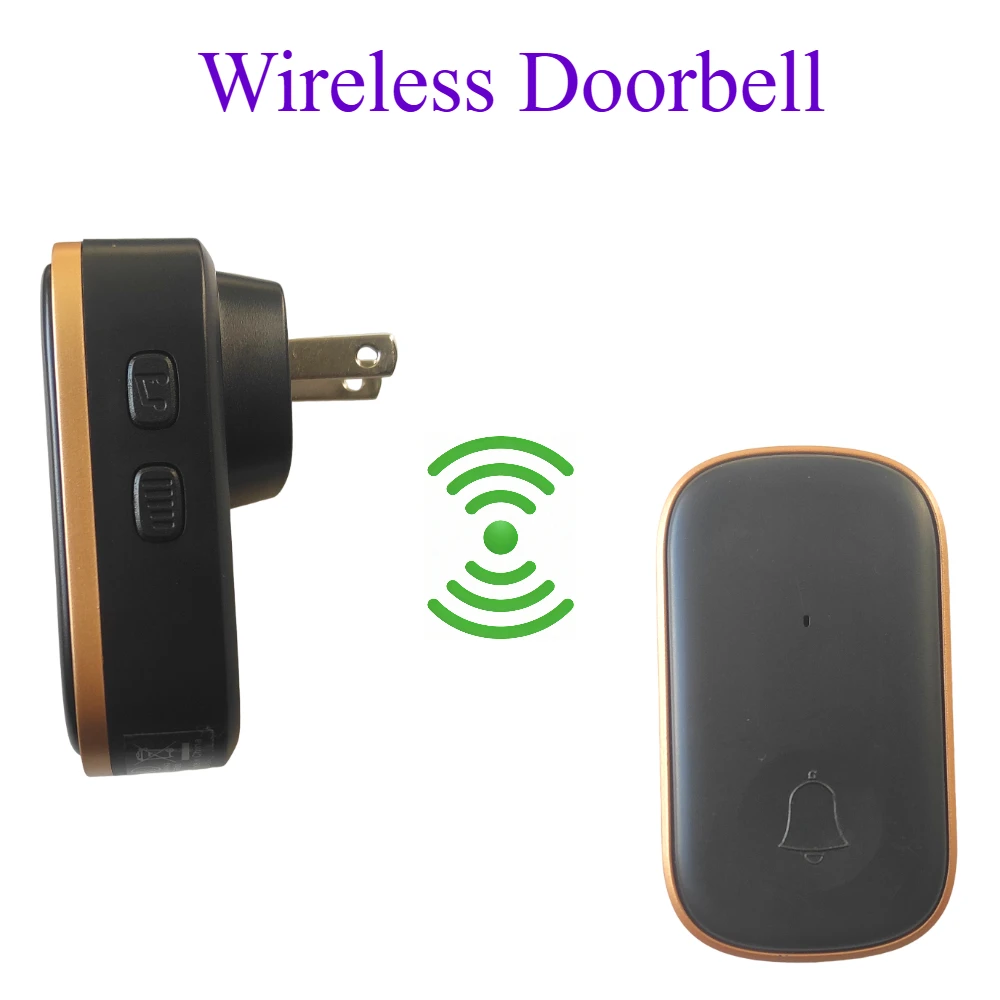 

CARPBABA C836 Wireless Doorbell 150M Long Wireless Distance 38 Songs Home Welcome Chimes Ringtone Home Bell Gate Bell