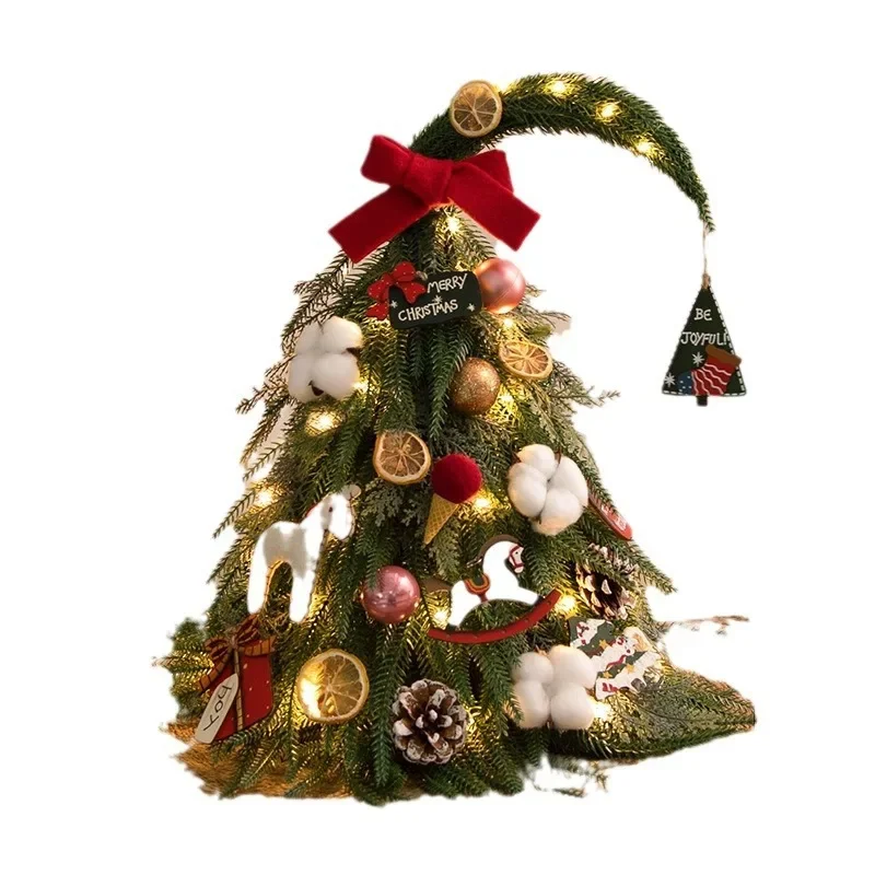 Artificial Mini Christmas Tree Decoration DIY For Home Tabletop Ornament Xmas Tree Decor Simulation Small Tree albero di natale