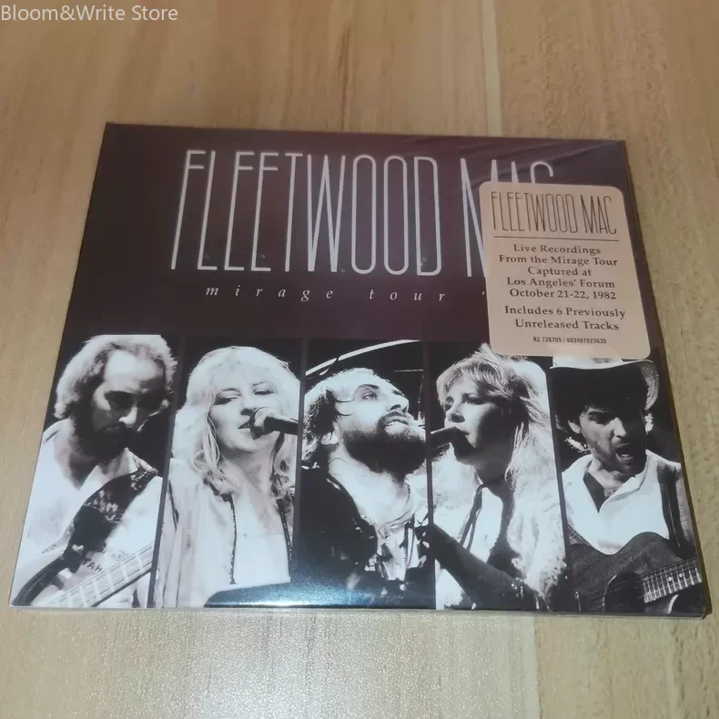 

Pop Rock Band Fleetwood Mac《Mirage Tour '82》 2CD Live Album John Music CD Music Record Walkman Party Music Collection