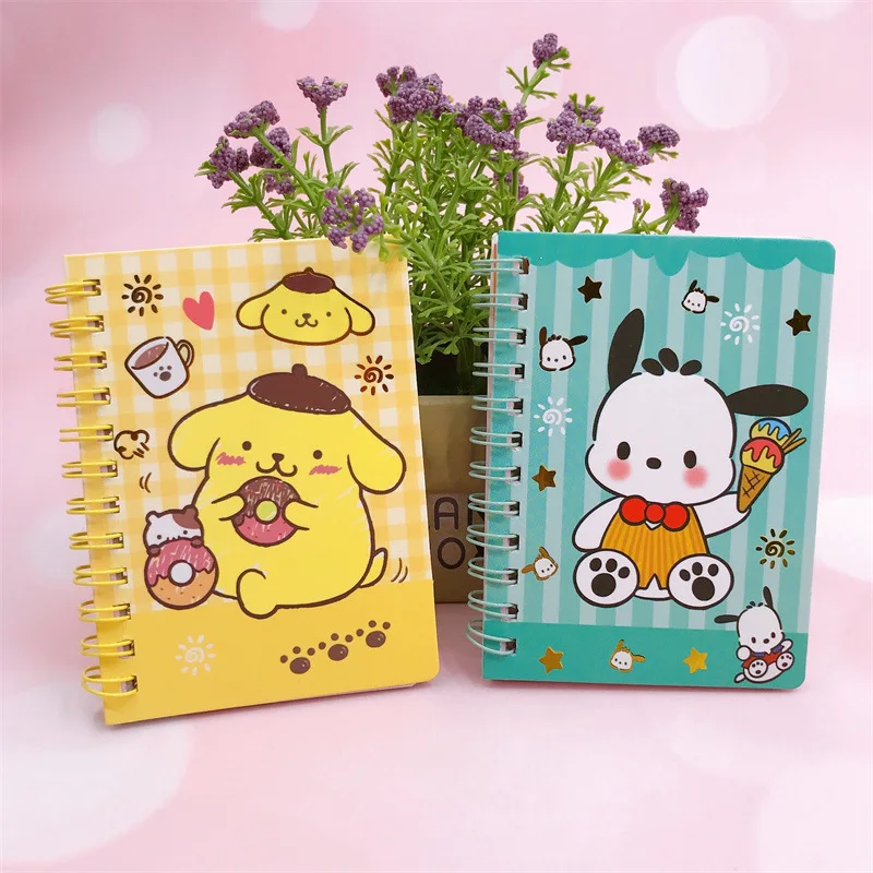 2025 サンリオノートブックかわいいマイメロディクロミシナモロール韓国学生新漫画カラー A7 ノートブック子供の宿題ブック