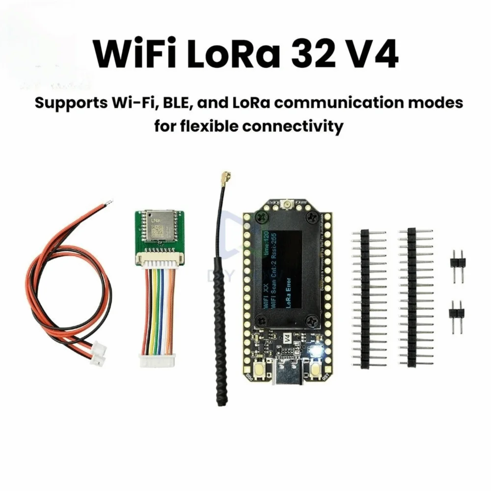 

GPS Module 0.96inch OLED LoRa 32 V4 Low Power BLE ESP32 SX1262 Solar Powered Dev-Board Solar Powered Development For Arduino IoT