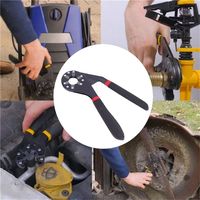 6/8 Inch Outer Hexagonal Wrench Adjustable Efficient Movable Hexagonal Spanner Multi-purpose Anti Slip Handle Magic Wrench