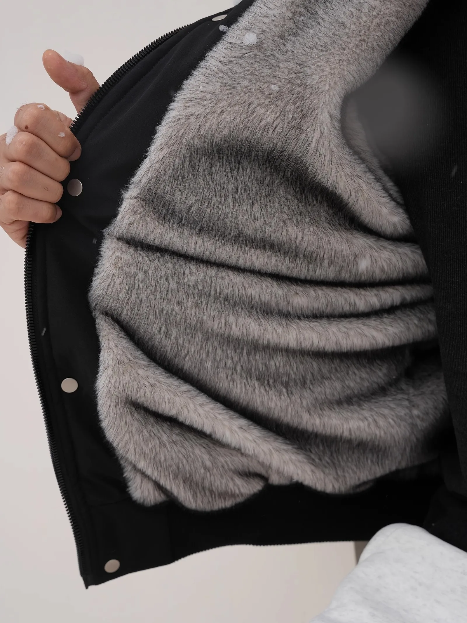 

New American Sle Wolf King II down Cotton Jaet Water-Resistant Mink Imitation Core Hardell Youth Casual Warmth Polyeste...