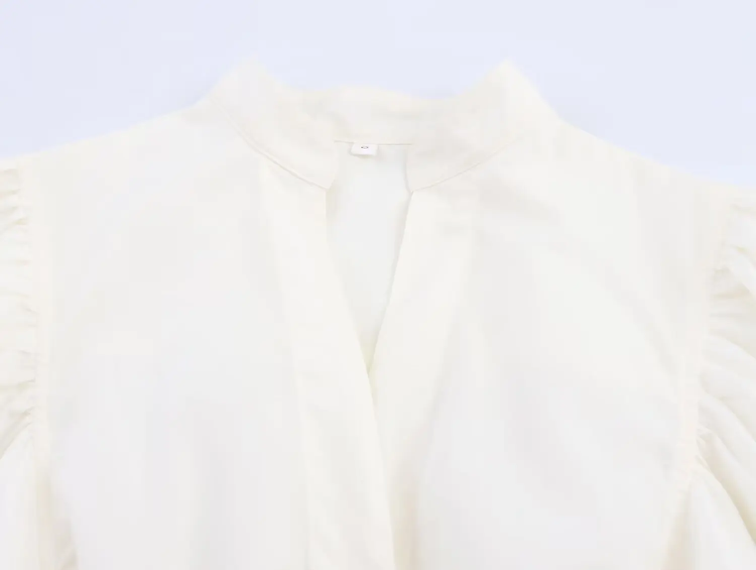 Maxdutti-vestido camisero de algodón blanco minimalista nórdico para mujer, vestido Midi informal con cinturón y manga abombada a la moda para ir al trabajo