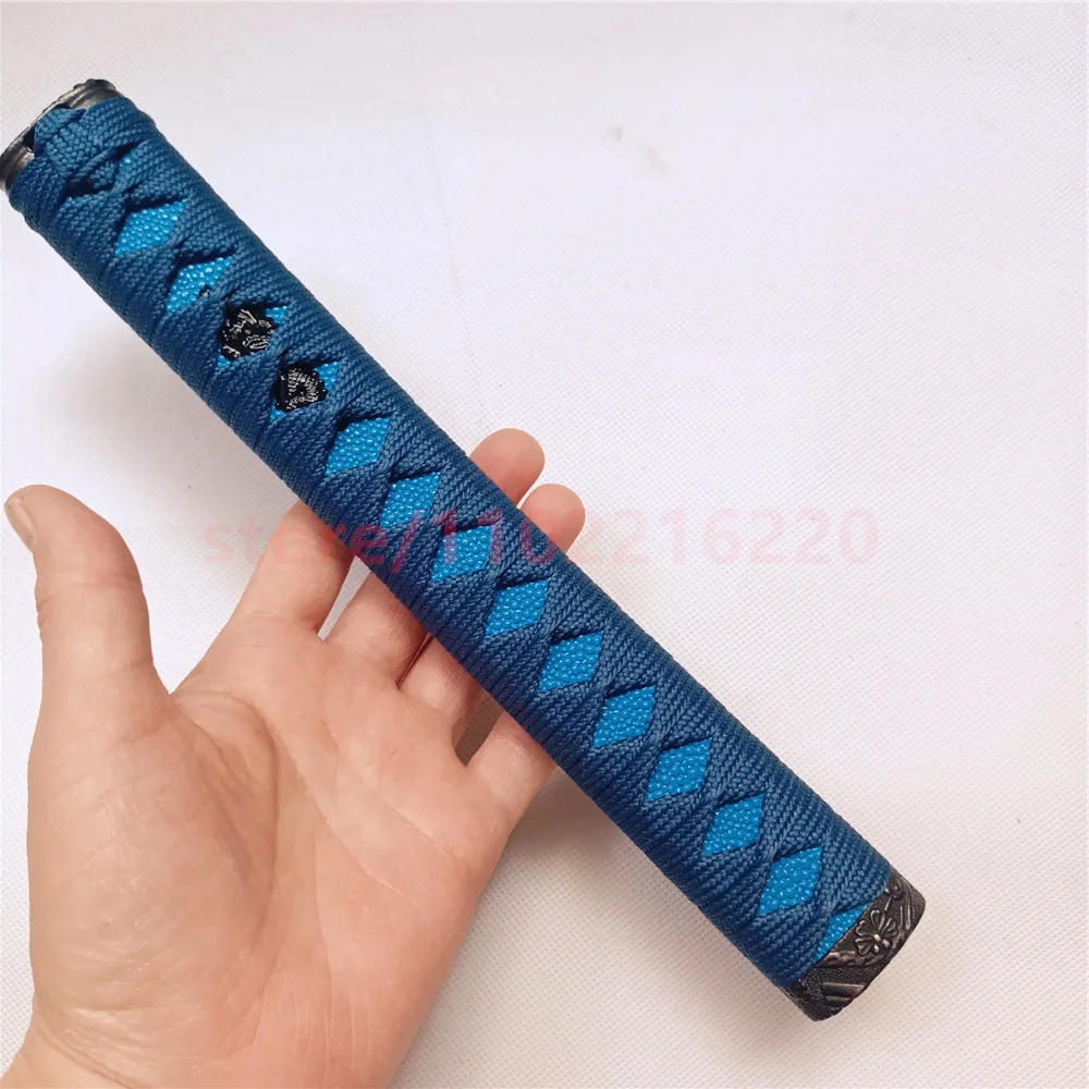 Beautiful Tsuka Handle Hilt Alloy Tsuba Handguard Guard Brass Habaki Seppa Japanese Real Japan Samurai Katana Sword FIttings