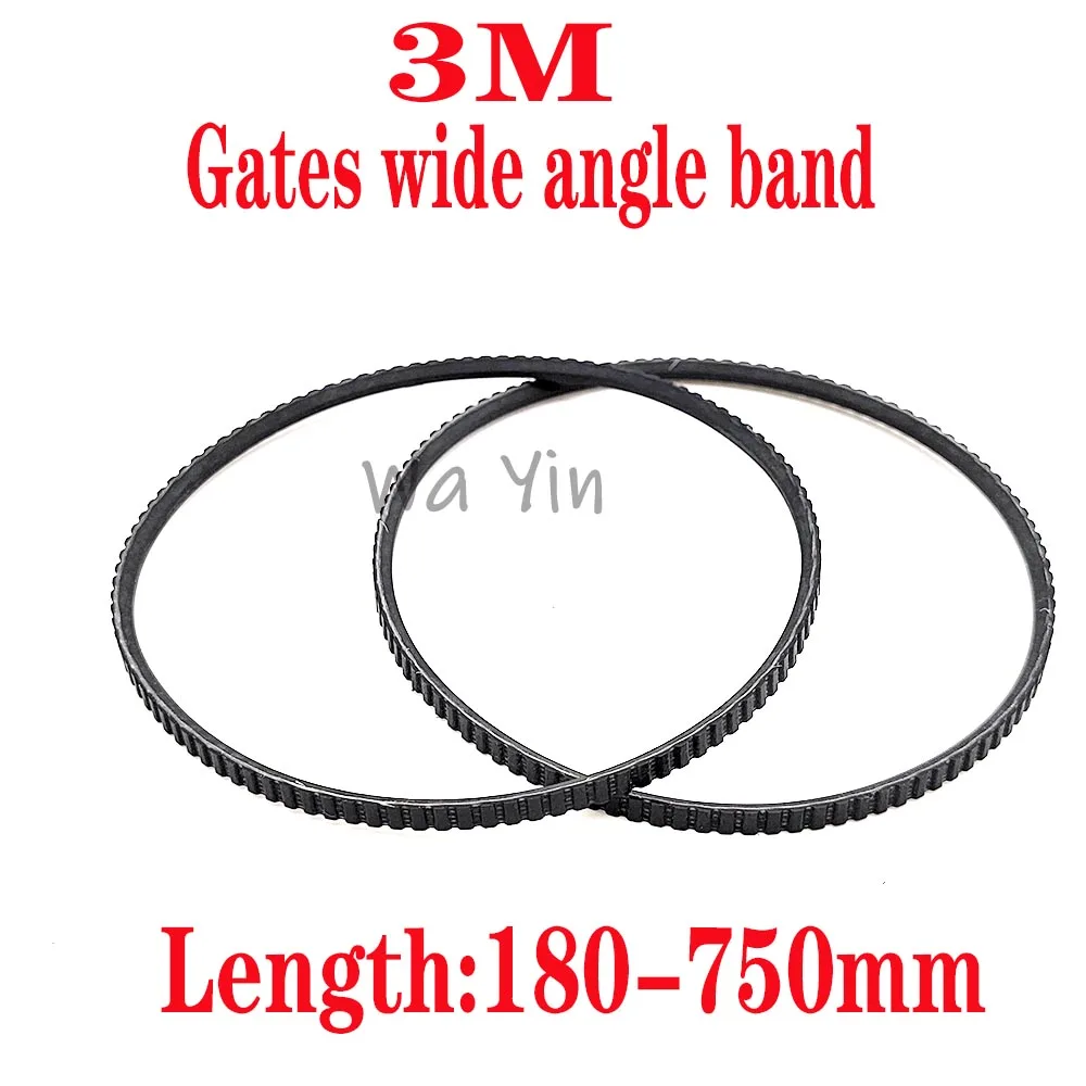 

Gates Wide Angle Belt 3M Length 180-750mm Lndustrial Machinery Mechanical Transmission Belt Free Of Shipping 2pcs