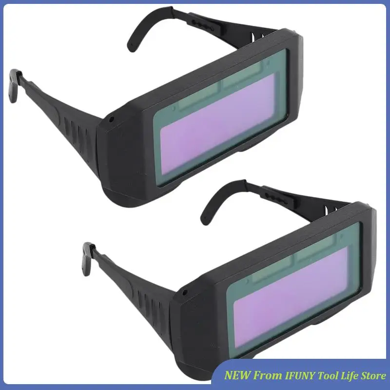 

2X Solar Automatic Dimming Welding Protective Mask Welder Glasses Welding Cap New