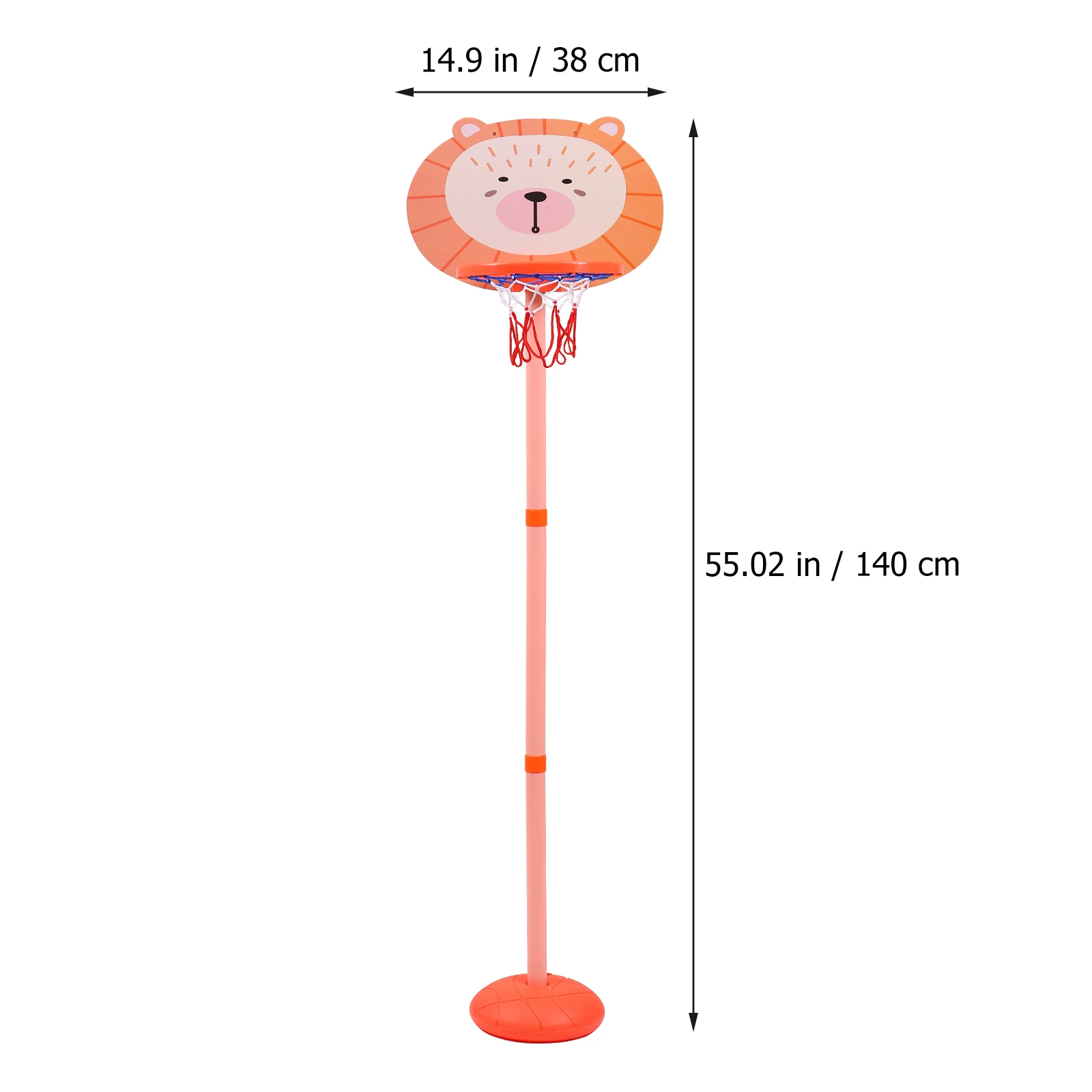 Crianças suporte de basquete crianças hoop brinquedo conjunto leve pp plástico seguro bordas suaves fácil montar presente uso do jardim de infância