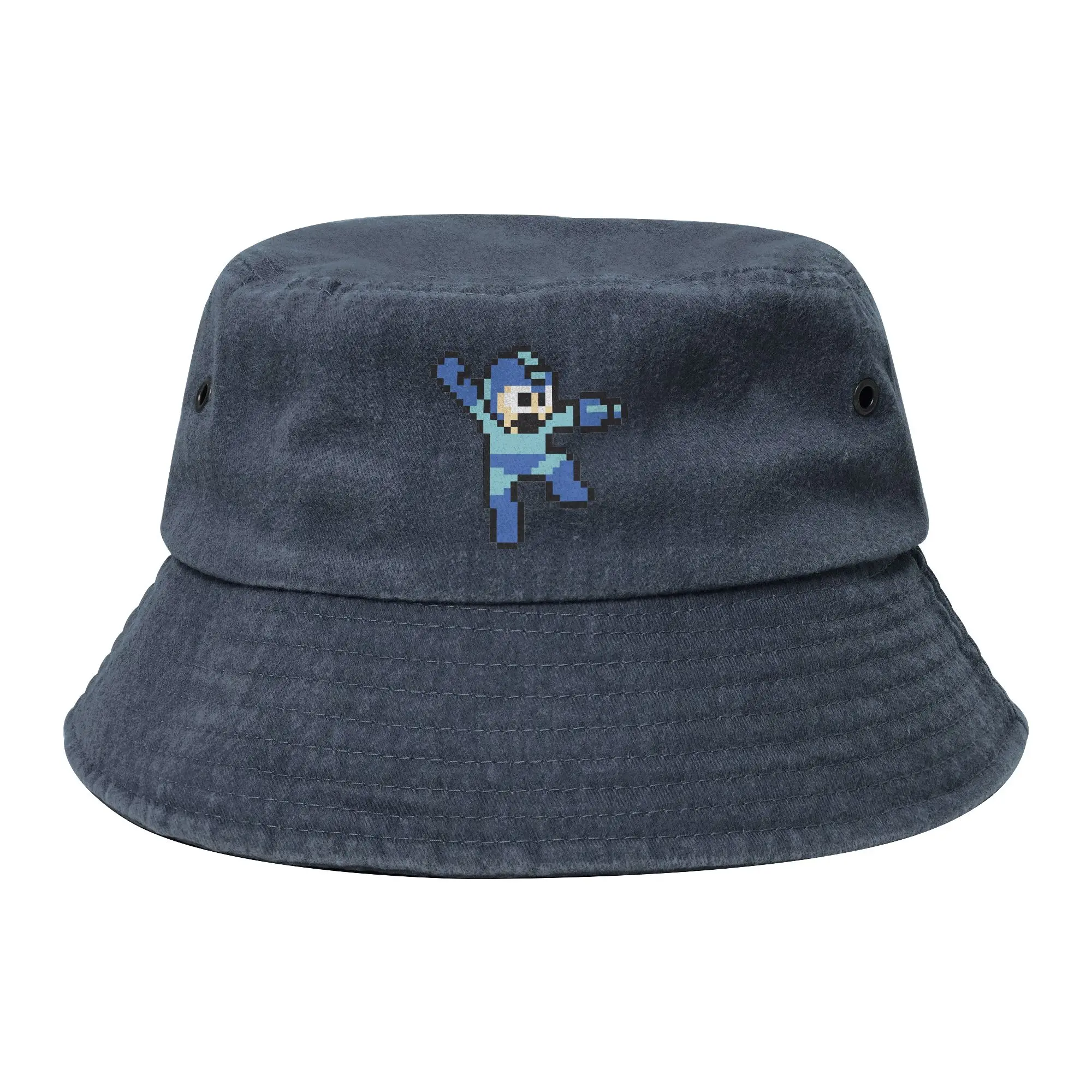 Sombrero de pescador para mujer, Megaman Jump'n Shoot Vocation Getaway, sombreros plegables para senderismo, sombrero Bob, regalos de cumpleaños