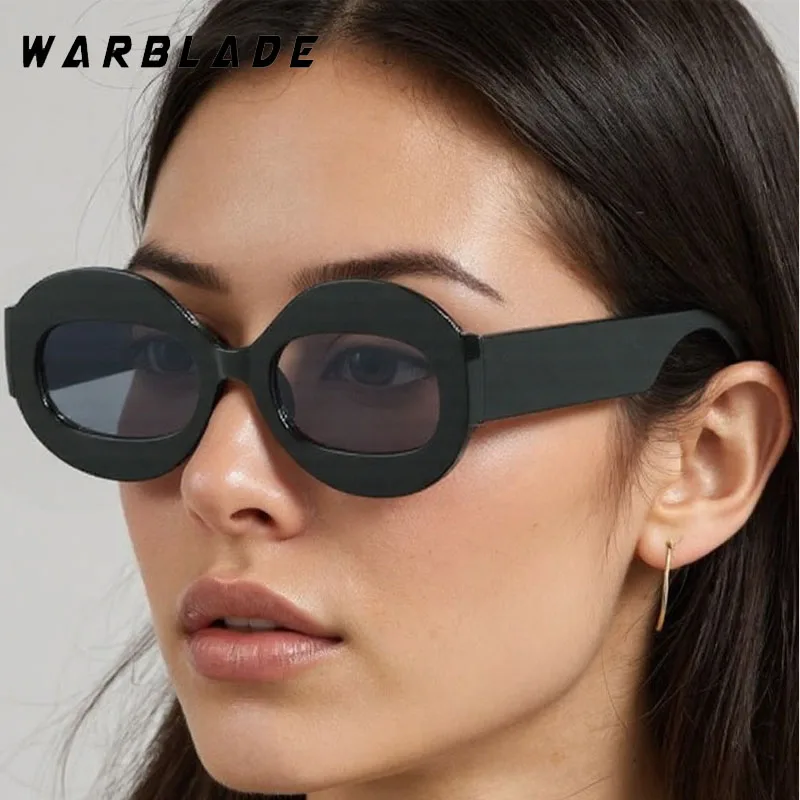 

Trendy Oversized Oval Frame Women's Sunglasses Fashion Brand Designer Man Personality Sunglass Summer Traveling Eyewear UV400
