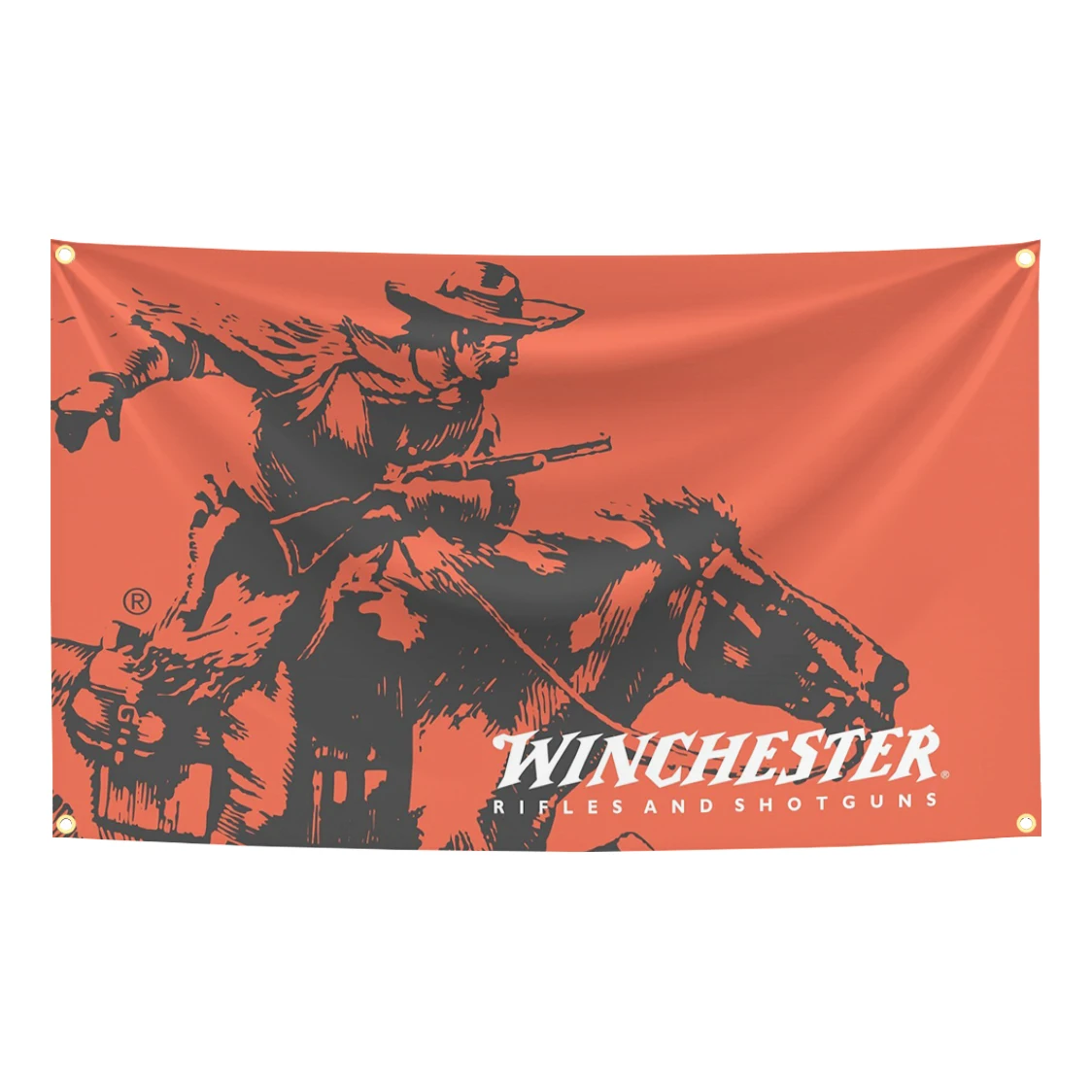 90x150cm W-WINCHESTER BANNERs Flag Tapestry Polyester Digital Printing Banner for Garage Wall Art Out Door Decoration
