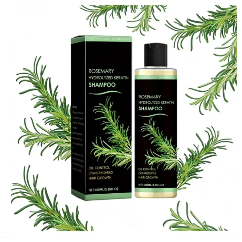 Rosemary Nourishment Hair Shampoo Soothing Scalp Anti Dandruff Oil Control Shampoo For Men Women Refreshing Fluffy Plant Shampoo