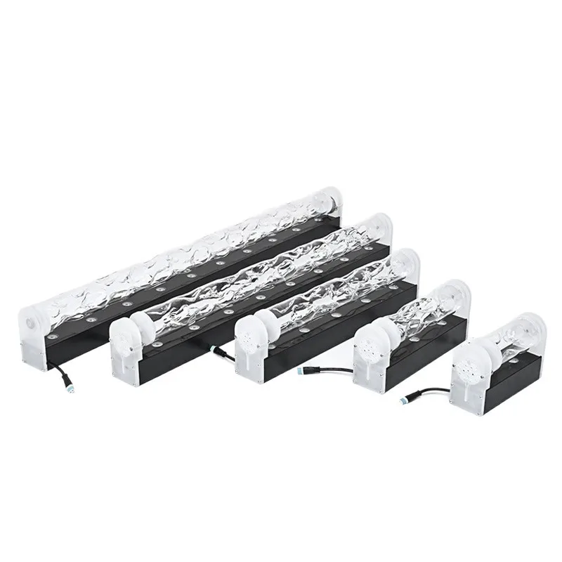3D padrão de água dinâmica luz ondulação de água arruela de parede fundo luz de parede atmosfera luz decorativa
