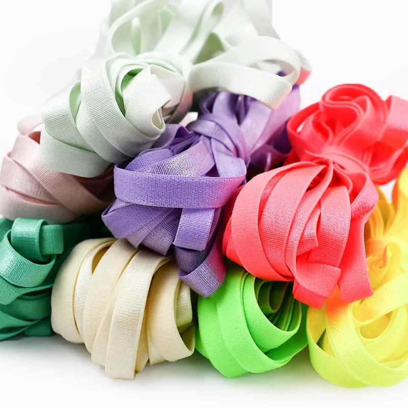 

5/10/20M 12mm Elastic Band Colorful Bra Shoulder Straps Bikini Decoration Tape Underwear Stretch Bands DIY Sewing Accessories
