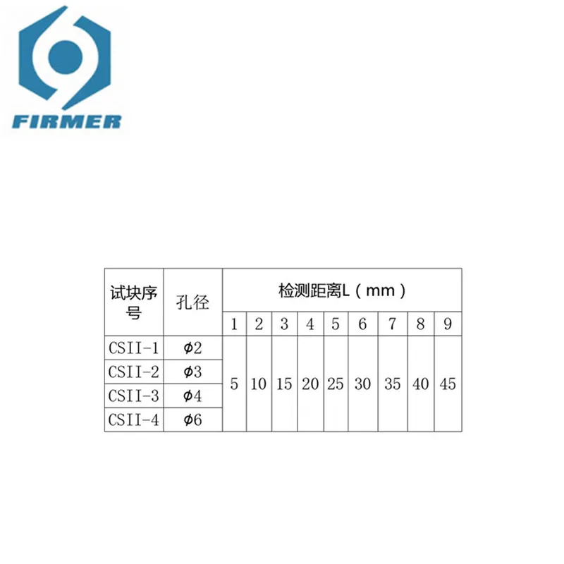 Bicrystal Straight Probe CSII-1  CSII-2  CSII-3  CSII-4 Standard Test Block JB/T4730-2005