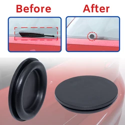 2X For Toyota Yaris Corolla Rear Windscreen Wiper Delete Plug Removal Cover Bung Grommet Cap Accessories Dewiper Waterproof Kit