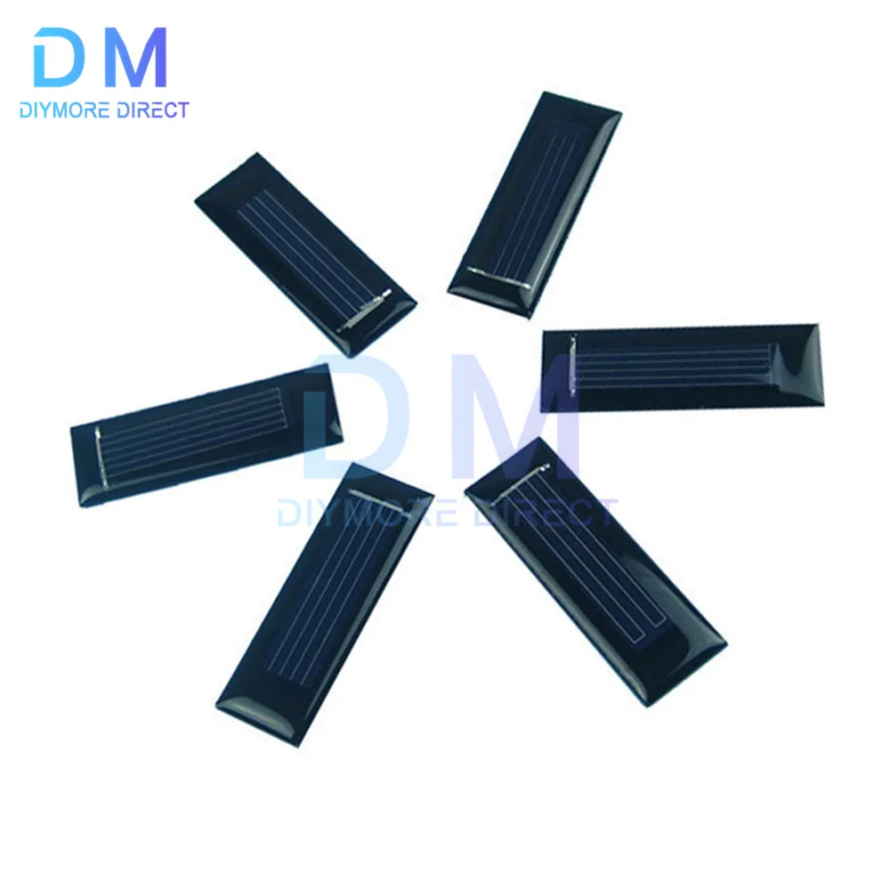 0.5V 100mA 53*18MM Solar Panel Epoxy Polycrystalline DIY Battery Power Charger Mini Solar Cell Board