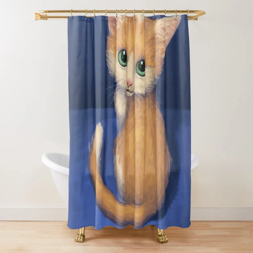 

Little Kitty Shower Curtain Bathroom And Shower Anime Bathroom Bathroom Fabric Modern Showers For Curtain
