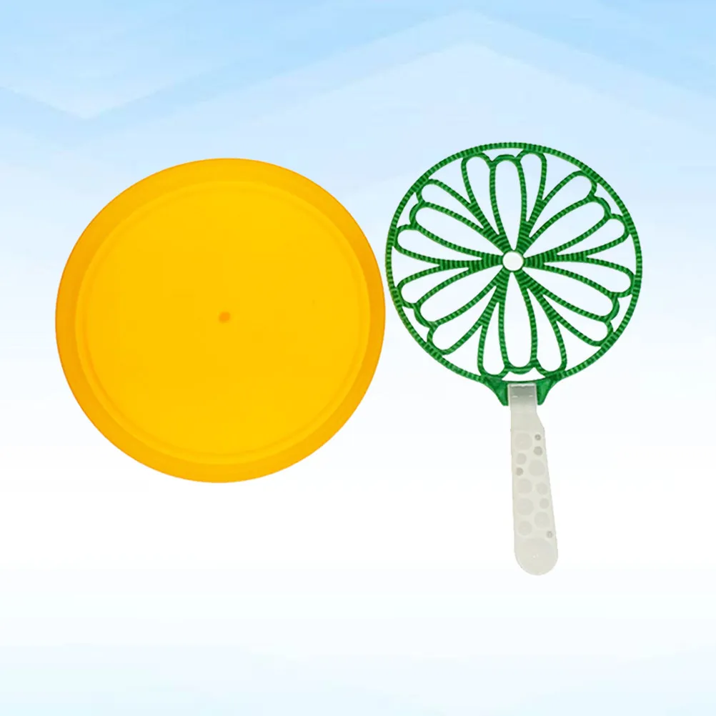 

Sun Flower Shape Large Bubble Ring Tool for Kids Outdoor Fun Blowing Bubble Maker Jumbo Wand Set Party Play