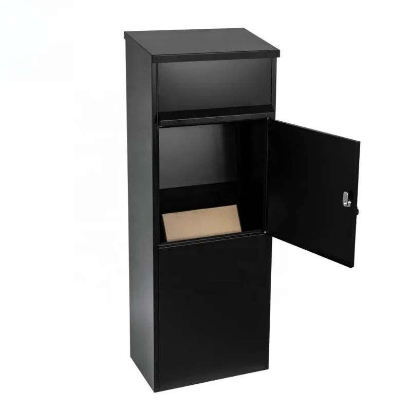 Customized outdoor independent large-capacity parcel delivery box pillar key anti-theft design apartment mailbox