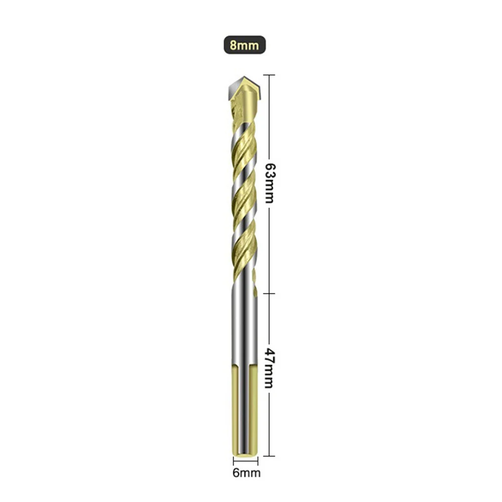 Tool Carbide Tip Drill Bit Wood Metal 1pcs 5/6/8/10/12mm 90-120mm Carbide Concrete Drill Bit For Multifunctional