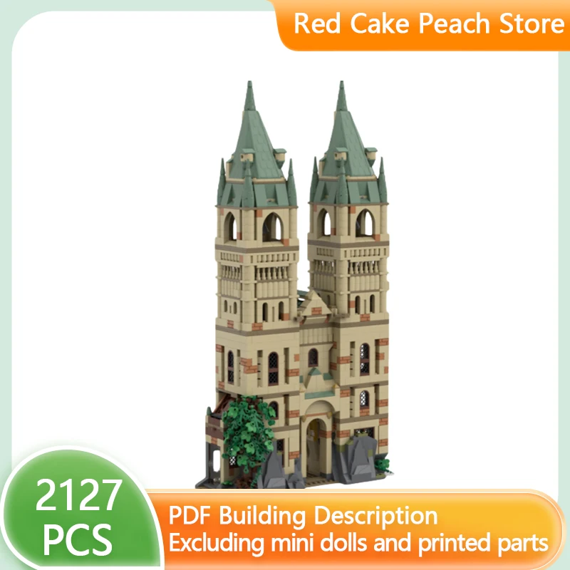 Magical Movie Model MOC Building Bricks Medieval Castle Bell Towers Modular Technology Gifts Holiday Assemble Children Toys Suit