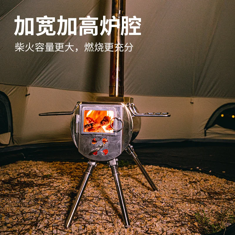 Forno ornamental tenda acampamento ao ar livre piquenique forno de aquecimento interno doméstico