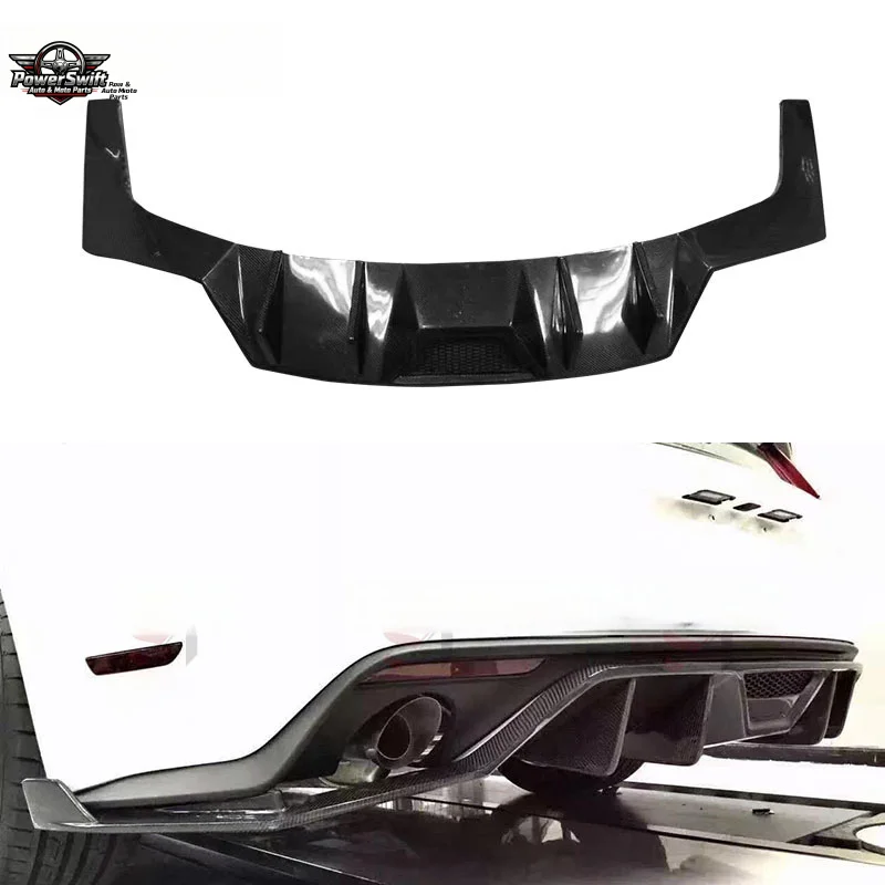 

Suitable For 15-17 Ford Carbon Fiber Blade Lip Mustang Rear Bumper Diffuser Modification