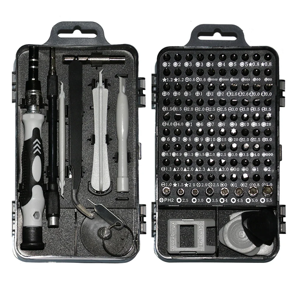 

115 in 1Multifunctional Screwdriver Set Computer PC Mobile Phone Equipment Repair Screw Driver Insulation Manual Household Tools