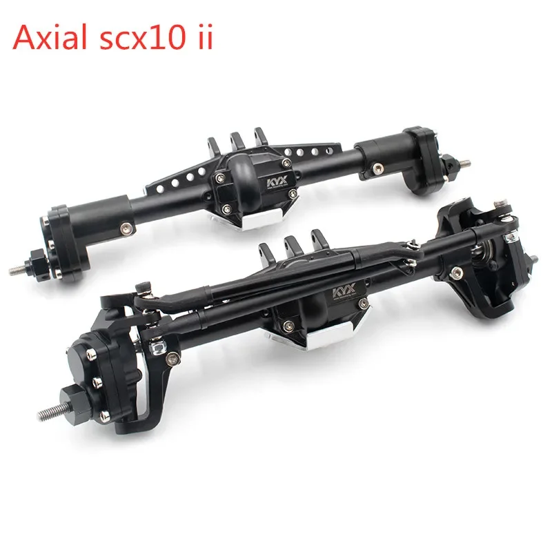 KYX Racing CNC AR44 Front Rear Portal Axle Set Upgrades Parts Accessories for 1/10 RC Crawler Car Axial SCX10 II 90046 90047