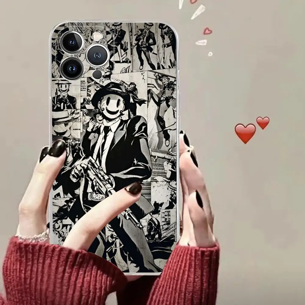 Funda de teléfono con máscara de francotirador de invasión de tiro alto de Anime, funda de silicona suave para iphone 15 14 13 12 11 Pro Mini XS MAX 8 7 6 Plus X XS XR