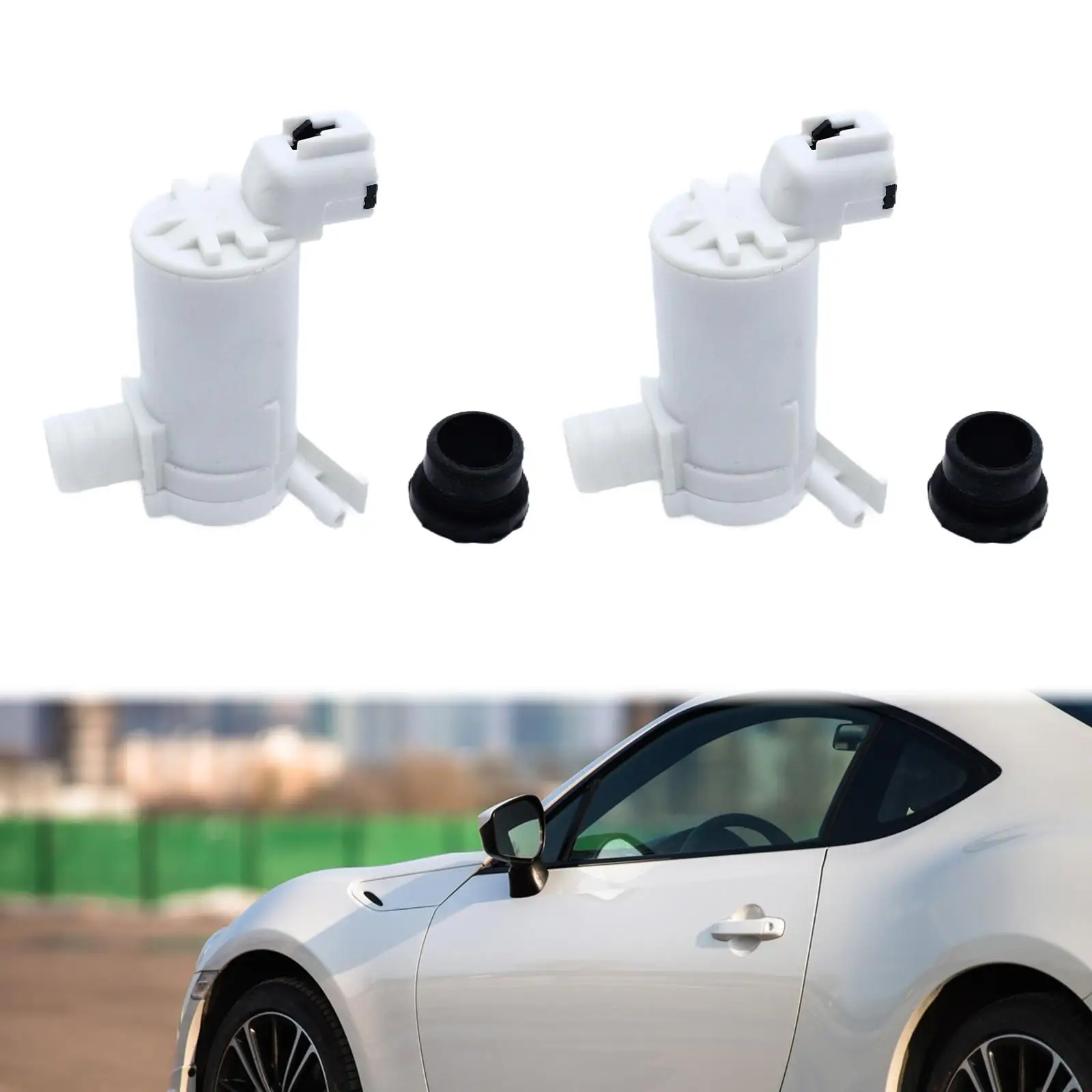 2Pcs Windshield Washer Pump 28920-3Z000 Accessories for Nissan Patrol