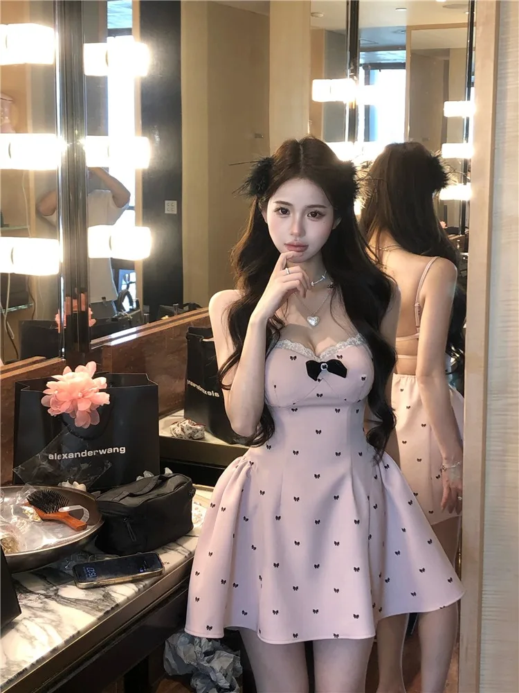 Dresses Womens Spring 2025 Autumn Long-Sleeved Patchwork Tiered Gathered Ruched Smocking Shirring Hand-Pleated Flocking Textured