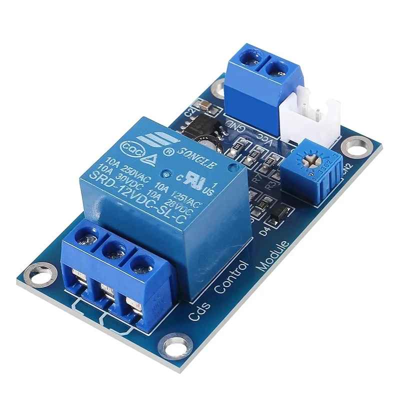 DC 12V 10A XH-M131 interrupteur de commande de lumière Module de relais de photorésistance capteur de détection Module de contrôle automatique de luminosité