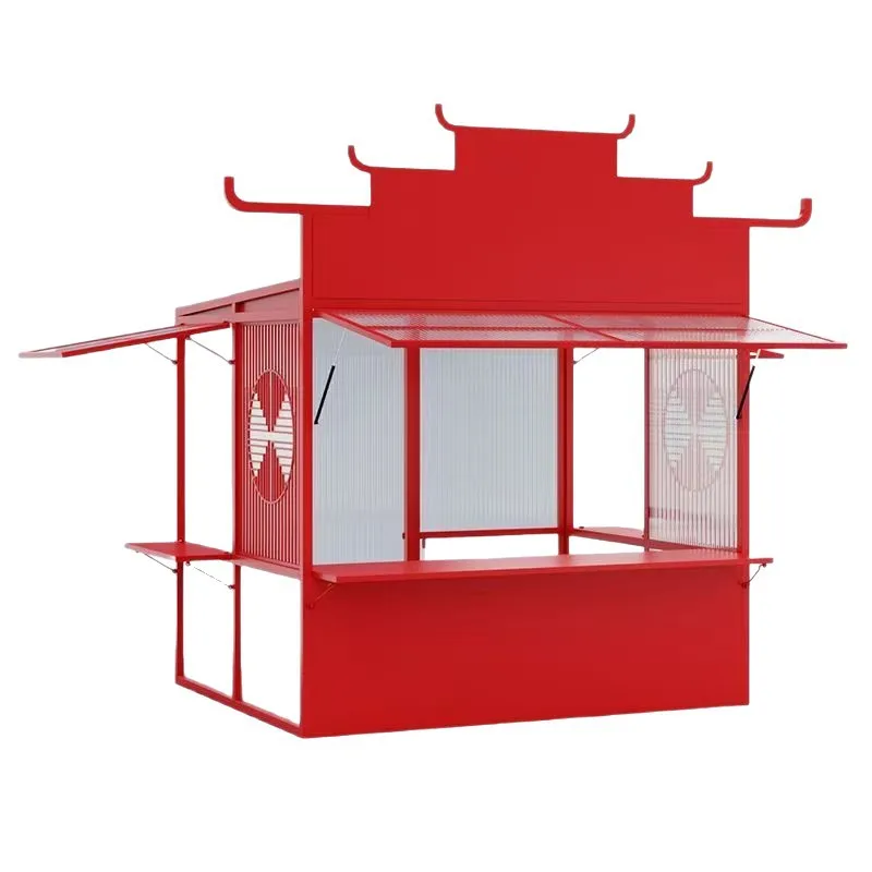 

Outdoor stall Internet celebrity night market stall commercial street snack car stall, stall activity rack