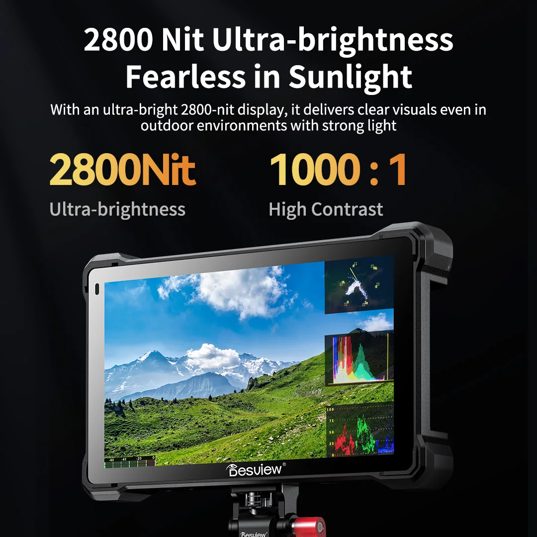 Nuovo Desview R7III 7 "2800 Nits Evidenzia Pro Interfaccia Fotocamera SLR Micro Singolo Direttore Professionale Monitor Esterno