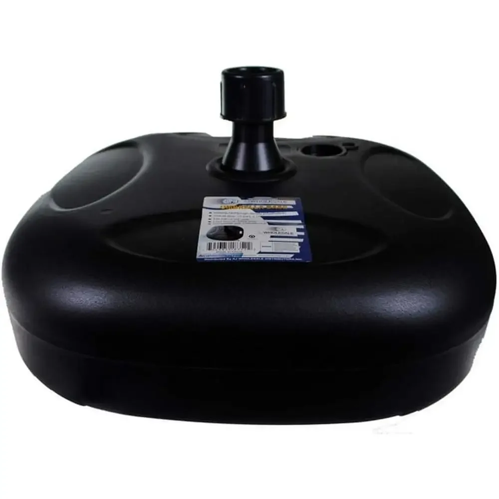 

Water-Filled Plastic Patio Umbrella Base Weight 44 lbs Heavy Duty Fits 7/8-1-1/4" Poles