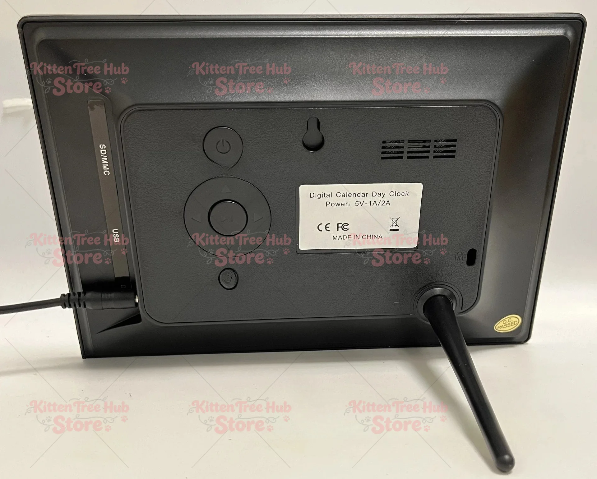 7-Inch digital clock machine, large font calendar alarm clock, elderly medicine reminder machine, electronic photo frame