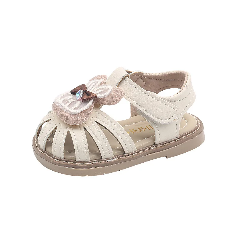 Summer new girl closed toe toddler soft bottom sandals