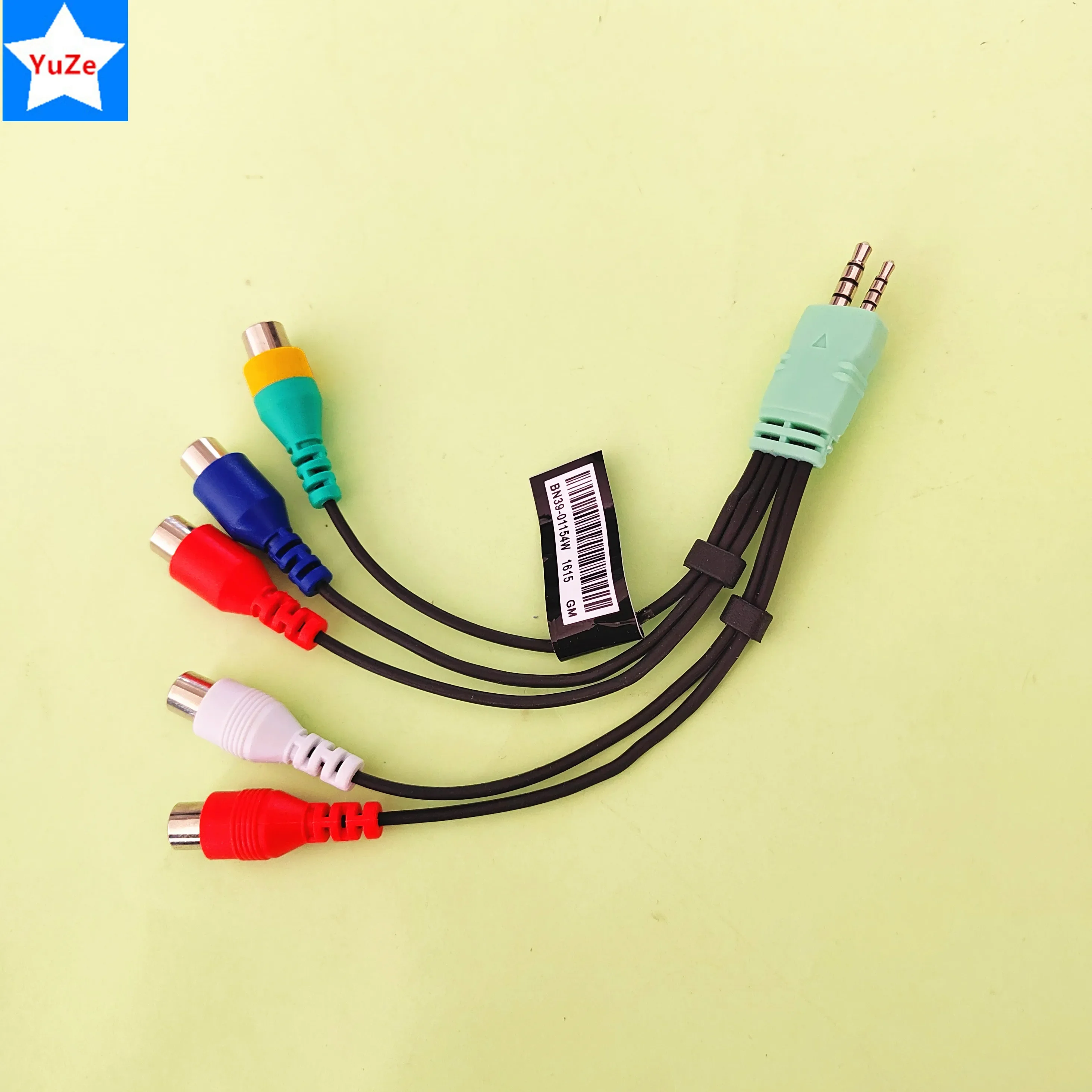 1szt BN39-01154W 3.5mm + 2.5mm do 5 RCA Audio Video AV Component Adapter Kabel kompatybilny Samsung LED LCD TV UN60D6420UF D6450UF