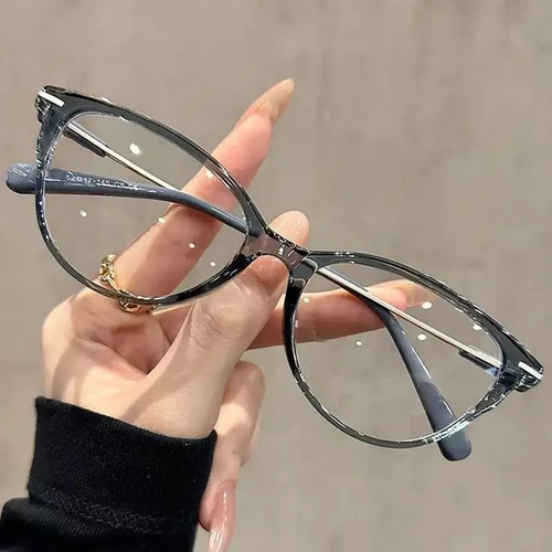 Imagen 2 del producto Gafas graduadas de moda para visión de lejos, montura de ojo de gato de lujo, gafas de lectura para mujer, gafas de moda, dioptrías Окуляри Очки