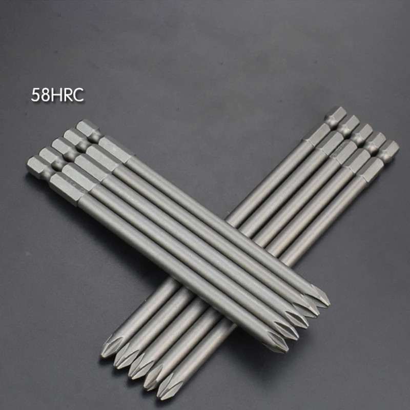 Imagem -04 - Ferramentas de Broca Phillips Screw Driver Comprimento de 14 Hex Shank Ph1 Ph2 Comprimento de 120 mm e 150 mm 10 Pcs Lot
